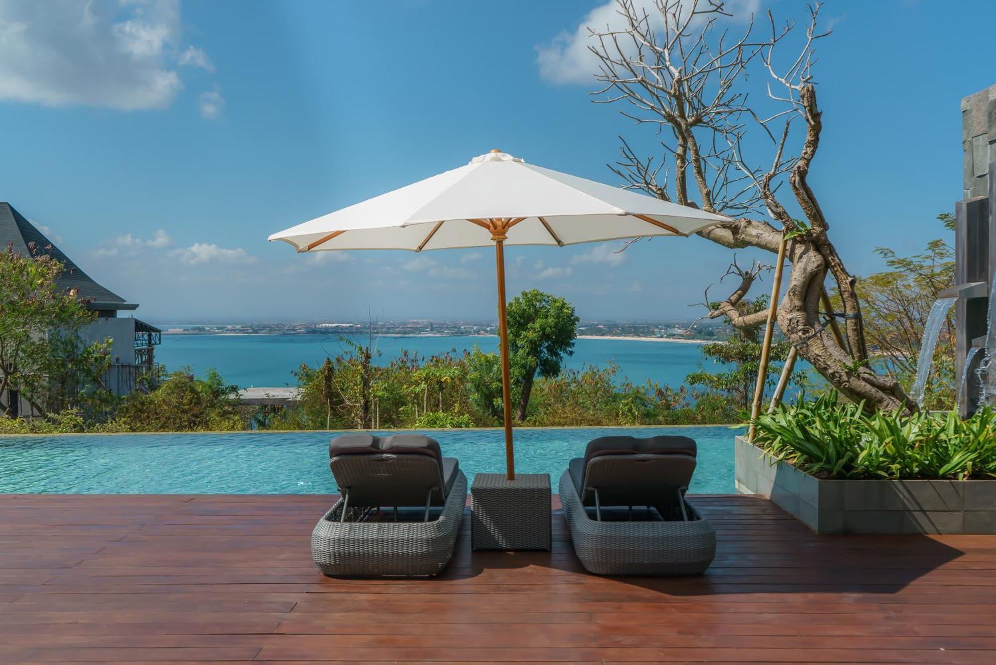 Beyond The Sea - Luxe Sea View Villa In Jimbaran Exteriör bild